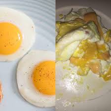 And if there's anyone who knows a thing or two about cooking. Tried To Make Sunny Side Up Eggs Also Wanted Cheese On Them Expectationvsreality