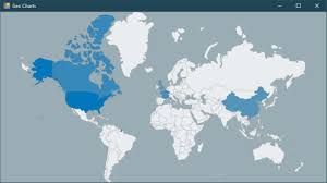 C Tutorial How To Create A Geo Chart Using Live Charts In C Foxlearn