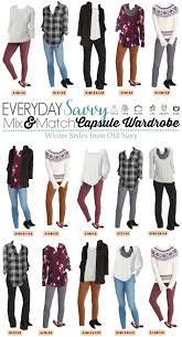 Mix Match Cute Winter Outfits From Old Navy Mini Capsule Wardrobe Cute Winter Outfits Winter Capsule Wardrobe Simple Winter Outfits