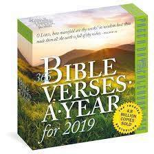 Each day of the year you'll be inspired by beautiful photographs and timeless passages. 365 Bible Verses A Year Page A Day Calendar 2019 Workman Publishing 9781523503421 Amazon Com Books