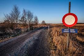 Westelijk deel (grenzend aan n1) heeft vage herkenning van vroegere. Schietoefeningen Militair Domein Gemeente Brecht