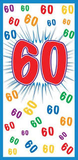 60 jahre wird jeder nur einmal im leben und bis dahin ist einiges passiert. 60 Geburtstag Deko Tur Wanddeko Partydeko Partyartikel Fur Mottopartys Im Fixefete De Shop Kaufen