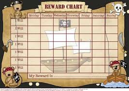 Teddy Bear Pirates Childs Reward Chart