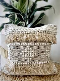 Preorder Boho Fringe Pillow Cover Bohemian Cushion Cover Etsy Fringe Pillows Throw Pillows Boho Pillows
