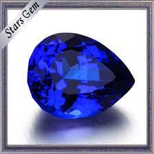Popular Special Tanzanite Color Pear Cubic Zirconia For Jewelry