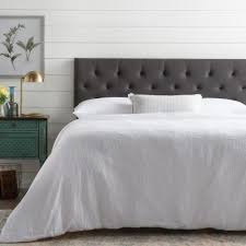 Blue Headboards Bedroom Furniture The Home Depot Maya navy blue king headboard.
