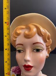 Heady Lady Limited Edition Colored Head Vase by Marie Osmond Collectibles