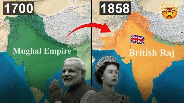 The expansion of the British East India Company in the 19th century India