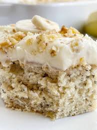2 whole cups of mashed banana, which is about 4 large cover and store banana bread at room temperature for 2 days or in the refrigerator for up to 1 week. Amazing Banana Bread Cake With Cream Cheese Frosting Together As Family