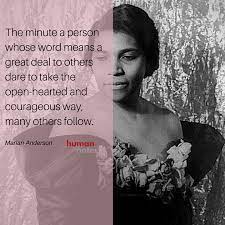 Marian anderson quotes and captions including fear is a disease that eats away at logic and make; 11 Marian Anderson Quotes Ideas Marian Anderson Anderson Quotes