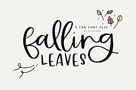 Download bible script master font free for windows and mac. Falling Leaves A Font Duo With Doodles 339419 Script Font Bundles Leaf Font Graphic Design Fonts Lettering Fonts