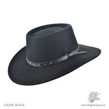 Stetson Black Hawk Crushable Cowboy Hat Western Hats Cowboy Hats Crushable Cowboy Hat Mens Cowboy Hats
