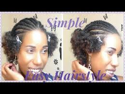 African american bridal wedding hairstyles for short medium long african american wedding hairstyles. Simple Natural Hair Braids Styles Simple Hair Style