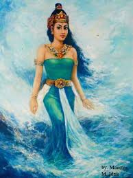 Warung Lukisan Wak Cipto Nyi Roro Kidul Art Portrait Artist Goddess