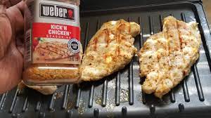 2018 George Foreman Grill Chicken Breast Kickn Chicken Seasoning - Youtube