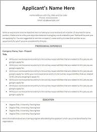 free nursing resume template word