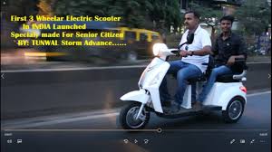 If a 3 wheel scooter includes a motor that is no bigger than 50 ccs and can't go above 30 mph, it is street legal for adults. Indias First Three Wheel Electric Scooter By Tunwal Youtube
