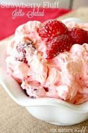 Strawberry Jello Fluff Salad Recipe Fluff Desserts Fruit Salad Recipes Jello Recipes