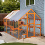 Outdoor Cat Enclosures Large Walk-In Enclosure - Wooden Cat ...