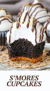 S Mores Cupcakes Recipe The Best Homemade Cupcakes Recipe Cupcake Recipes Yummy Desserts Easy Desserts