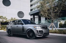 2017 Range Rover Autobiography Vorsteiner Matte Grey Mvp Miami Exotic Rentals