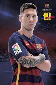 Lionel messi has a tattoo which stands out on the bottom of his left leg. Amazon Com Poster Stop Online Fc Barcelona Sports Poster Print Lionel Messi Tattoo Size 24 X 36 Poster Poster Strip Set Posters Prints