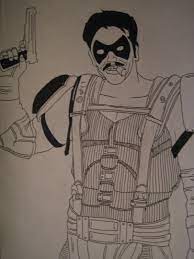 How To Draw The Comedian From The Watchmen, Step By Step, Drawing Guide, By  Groucho101 - Dragoart