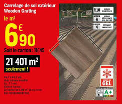 We did not find results for: Offre Carrelage De Sol Exterieur Wooden Grating Chez Brico Depot
