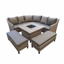 Before few days, people made fire pits at their outdoor by themselves, but now. Lg Outdoor Oslo Large Square Modular Firepit Set Garden Street
