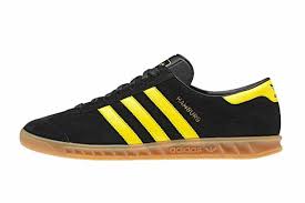Black And Yellow Adidas Shoes Adidas Originals Hamburg Black Yellow Sneaker Freaker Adidas Shoes Originals Yellow Sneakers Adidas