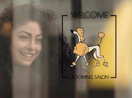 Window Dog Stickers Vinyl Decal Wall Decor Dog Grooming Vet Tech Week  Office Wall Decal Kids Wall Decal Mural Pet Stickers Dog Owner Gift