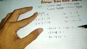 Contoh soal bilangan bulat positif dan negatif kelas 6 contoh video 100institute contoh soal bilangan berpangkat pengertian bilangan bulat operasi penjumlahan hadi setyo on blog Perkalian Dan Pembagian Bilangan Bulat Positif Dan Negatif Youtube