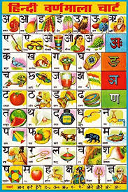 Oshi Hindi Varnamala Chart Paper Poster 30 48x45 72cm