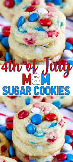 4th Of July M M Cookies Crazy For Crust Recipe Easy Cookie Recipes Cookie Recipes Easy Sugar Cookies