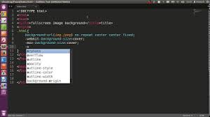 Full Screen Background Image Using Css Youtube Background images are easy to apply.