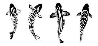 Tribal Koi Tattoos By Coyotehills On Deviantart Koi Tattoo Tribal Tattoos Tribal Tattoo Designs