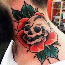 Some call them above the collar tattoos. 125 Best Neck Tattoos For Men Cool Ideas Designs 2021 Guide Neck Tattoo For Guys Rose Neck Tattoo Best Neck Tattoos