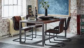 Christopher knight home chana industrial faux live edge rectangular bar table, natural / black. The Industrial Furniture Collection Urban Living And Dining Furniture Village
