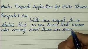 Savesave corona_ application_english.pdf for later. Request Application For Extra Classes To The Principal Letter Writing In Cursive Youtube