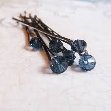 Unfollow blue crystal hair pin to stop getting updates on your ebay feed. Blue Crystal Hair Pins Set Of Six Montana Blue Sapphire Swarovski Wedding Hair Accessory Bobby Pin 8 00 Via Etsy Crystal Hair Pins Crystal Hair Hair Pins