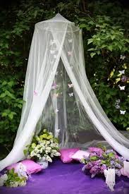 33 Romantic Outdoor Canopies And Tents Made With Mosquito Nets And Fabrics Diy Summer Decorating Ideas Summer Decor Canopy Outdoor Tent Decorations