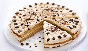 Gateau Fourre A La Creme Au Cafe Gateau Fourre Alimentation Gateaux Et Desserts