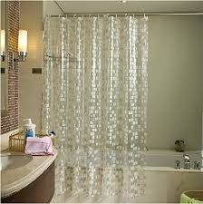 Robot Check Plastic Shower Curtain Patterned Shower Curtain Pvc Shower