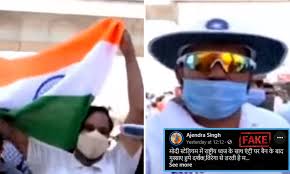 Narendra damodardas modi, the 14th chief minister of gujarat and the current prime minister of india. Fact Check Video Shared Claiming Authorities Denied Entry With Tricolour Flag In Narendra Modi Stadium On February 24