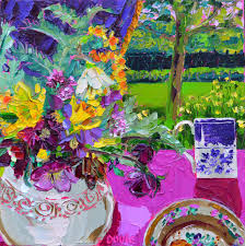 See more ideas about flowers, flower garden, planting flowers. Interior With Spring Flowers By Lucy Doyle Irish Art The Doorway Gallery Irish Art Gallery