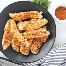 Healthy Air Fryer Chicken Tenders No Breading Whole Lotta Yum Recipe In 2020 Air Fryer Recipes Healthy Air Fryer Recipes Chicken Air Fryer Chicken Tenders