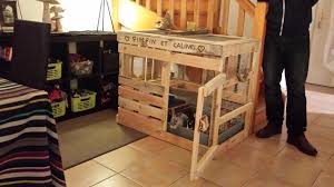 Clapier Lapins Realise En Palettes Fait Sur Mesure Il Peut Etre Cree Egalement En Poulailler Dimensions Personnalisees Cabane Lapin Cage Lapin Clapier Lapin