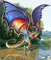 Rainbow Dragon Fantasy Dragon Dragon Pictures Pet Dragon