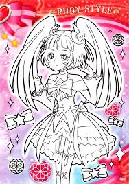 mahou tsukai precure coloring books coloring pictures coloring pages
