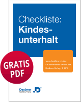 Wie lange muss ich mein kind in der studienzeit unterstützen? Unterhalt Aktuelle Fachinformationen Fur Rechtsanwalte Familienrecht